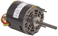 US Motors - 1/5 hp, ODP Enclosure, Auto Thermal Protection, 1,075 RPM, 208-230 Volt, 60 Hz, Industrial Electric AC/DC Motor - Size 42 Frame, Hub/Stud Mount, 3 Speed, SAB Bearings, 1.6 Full Load Amps, B Class Insulation, CCW Lead End Rev - Eagle Tool & Supply