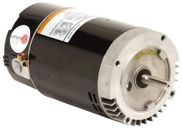 US Motors - 2 hp, ODP Enclosure, Auto Thermal Protection, 3,450 RPM, 230 Volt, 60 Hz, Industrial Electric AC/DC Motor - C-Face Mount, 1 Speed, Ball Bearings, B Class Insulation, CCW Drive End - Eagle Tool & Supply