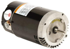 US Motors - 3/4 hp, ODP Enclosure, Auto Thermal Protection, 3,450 RPM, 115/230 Volt, 60 Hz, Industrial Electric AC/DC Motor - Size 56 Frame, C-Face Mount, 1 Speed, Ball Bearings, B Class Insulation, CW Lead End - Eagle Tool & Supply