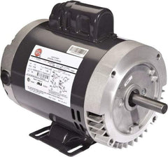 US Motors - 1/2 hp, ODP Enclosure, Auto Thermal Protection, 1,725 RPM, 115/208-230 Volt, 60 Hz, Industrial Electric AC/DC Motor - Size 56 Frame, J-Face/Base Mount, 1 Speed, Ball Bearings, 8.9/4.4-4.5 Full Load Amps, B Class Insulation, CCW Drive End - Eagle Tool & Supply