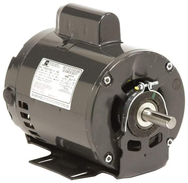 US Motors - 1 hp, ODP Enclosure, No Thermal Protection, 1,725 RPM, 208-230/460 Volt, 60 Hz, Three Phase Standard Efficient Motor - Size 56 Frame, Cradle/Stud Mount, 1 Speed, Ball Bearings, 4.3/2.2 Full Load Amps, B Class Insulation, Reversible - Eagle Tool & Supply