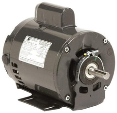 US Motors - 1/2 hp, TEAO Enclosure, No Thermal Protection, 1,140 RPM, 208-230/460 Volt, 60 Hz, Three Phase Standard Efficient Motor - Size 56 Frame, Cradle/Stud Mount, 1 Speed, Ball Bearings, 2.4-2.4/1.2 Full Load Amps, B Class Insulation, Reversible - Eagle Tool & Supply