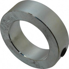 Climax Metal Products - 2-3/16" Bore, Steel, Set Screw Shaft Collar - 3-1/4" Outside Diam, 15/16" Wide - Eagle Tool & Supply