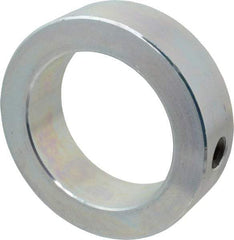 Climax Metal Products - 2-7/16" Bore, Steel, Set Screw Shaft Collar - 3-1/2" Outside Diam, 1" Wide - Eagle Tool & Supply