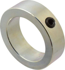 Climax Metal Products - 2-1/2" Bore, Steel, Set Screw Shaft Collar - 3-1/2" Outside Diam, 1" Wide - Eagle Tool & Supply