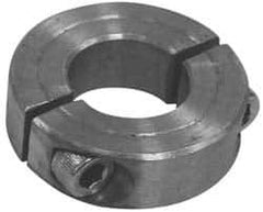 Climax Metal Products - 11/16" Bore, Steel, Two Piece Clamp Collar - 1-3/8" Outside Diam - Eagle Tool & Supply