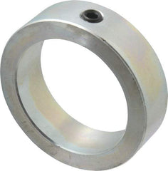 Climax Metal Products - 3" Bore, Steel, Set Screw Shaft Collar - 4" Outside Diam, 1-1/8" Wide - Eagle Tool & Supply