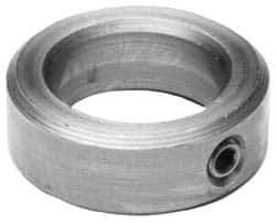 Climax Metal Products - 2-3/4" Bore, Stainless Steel, Set Screw Shaft Collar - 4" Outside Diam, 1-1/8" Wide - Eagle Tool & Supply