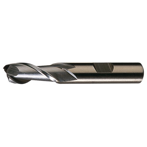 ‎3/8″ × 3/8″ × 3/4″ × 2-1/2″ RHS / RHC HSS-E (PM) Powder Metal Finishing End Mill-2F SE CC - Bright - Exact Industrial Supply
