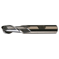 ‎3/8″ × 3/8″ × 3/4″ × 2-1/2″ RHS / RHC HSS-E (PM) Powder Metal Finishing End Mill-2F SE CC - Bright - Exact Industrial Supply