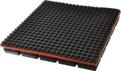 Mason Ind. - 10" Long x 10" Wide x 1-1/4" Thick, Neoprene & Steel, Machinery Leveling Pad & Mat - 5,000 Lb Max Load - Eagle Tool & Supply
