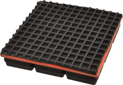 Mason Ind. - 6" Long x 6" Wide x 1-1/4" Thick, Neoprene & Steel, Machinery Leveling Pad & Mat - 1,800 Lb Max Load - Eagle Tool & Supply