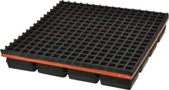 Mason Ind. - 8" Long x 8" Wide x 1-1/4" Thick, Neoprene & Steel, Machinery Leveling Pad & Mat - 3,200 Lb Max Load - Eagle Tool & Supply