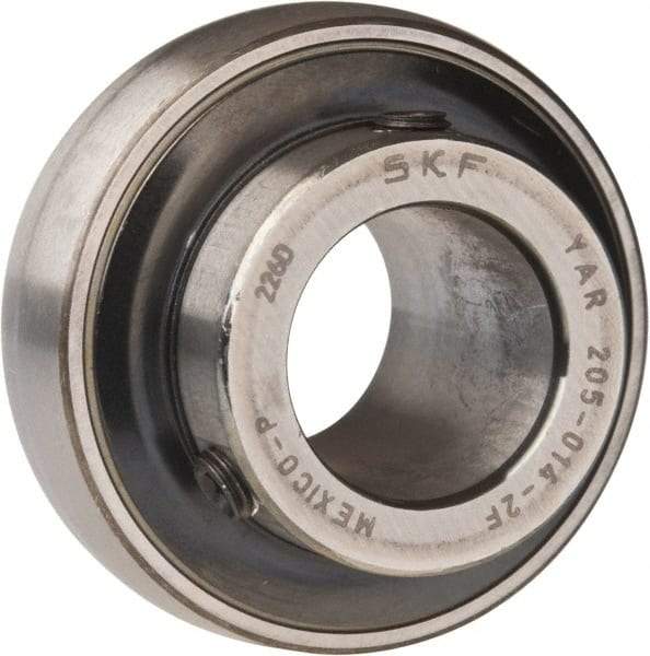 SKF - 7/8" ID x 2.0472" OD, 2,430 Lb Dynamic Capacity, Insert Bearing Insert Bearing - 0.5906" Race Width, 1,750 Lb Static Capacity - Eagle Tool & Supply