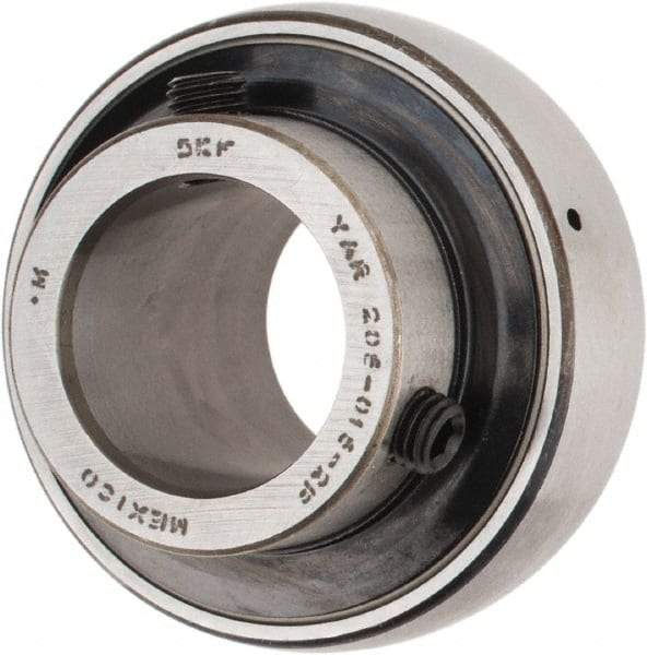 SKF - 15/16" ID x 2.0472" OD, 2,430 Lb Dynamic Capacity, Insert Bearing Insert Bearing - 0.5906" Race Width, 1,750 Lb Static Capacity - Eagle Tool & Supply