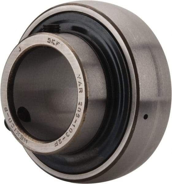 SKF - 1-3/16" ID x 2.4409" OD, 3,380 Lb Dynamic Capacity, Insert Bearing Insert Bearing - 0.7087" Race Width, 2,520 Lb Static Capacity - Eagle Tool & Supply