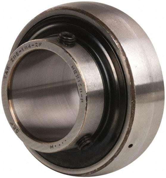 SKF - 1-1/4" ID x 2.4409" OD, 3,380 Lb Dynamic Capacity, Insert Bearing Insert Bearing - 0.7087" Race Width, 2,520 Lb Static Capacity - Eagle Tool & Supply