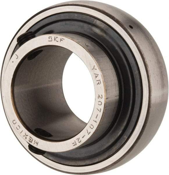 SKF - 1-7/16" ID x 2.8346" OD, 4,410 Lb Dynamic Capacity, Insert Bearing Insert Bearing - 3/4" Race Width, 3,440 Lb Static Capacity - Eagle Tool & Supply