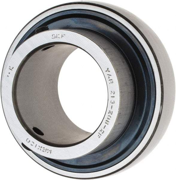 SKF - 2-1/2" ID x 4.7244" OD, 9,900 Lb Dynamic Capacity, Insert Bearing Insert Bearing - 1-1/16" Race Width, 8,990 Lb Static Capacity - Eagle Tool & Supply