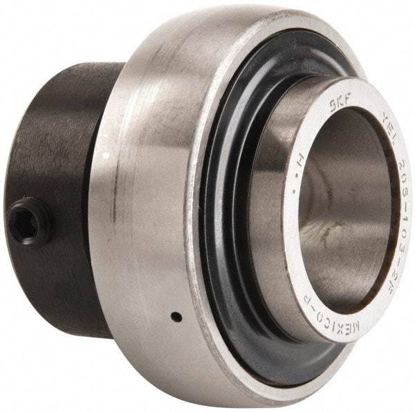 SKF - 1-3/16" ID x 2.4409" OD, 3,380 Lb Dynamic Capacity, Insert Bearing Insert Bearing - 0.7087" Race Width, 2,520 Lb Static Capacity - Eagle Tool & Supply