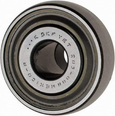 SKF - 1/2" ID x 1.5748" OD, 1,650 Lb Dynamic Capacity, Insert Bearing Insert Bearing - 0.4724" Race Width, 1,070 Lb Static Capacity - Eagle Tool & Supply