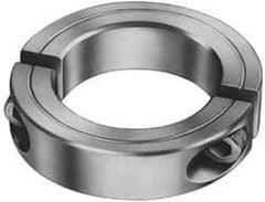 Climax Metal Products - 3mm Bore, Steel, Two Piece Shaft Collar - 11/16" Outside Diam - Eagle Tool & Supply