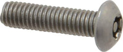 Value Collection - #10-32 UNF Pin In Torx Drive, Button Screw - Grade 18-8 Stainless Steel, Uncoated, 3/4" Length Under Head - Eagle Tool & Supply