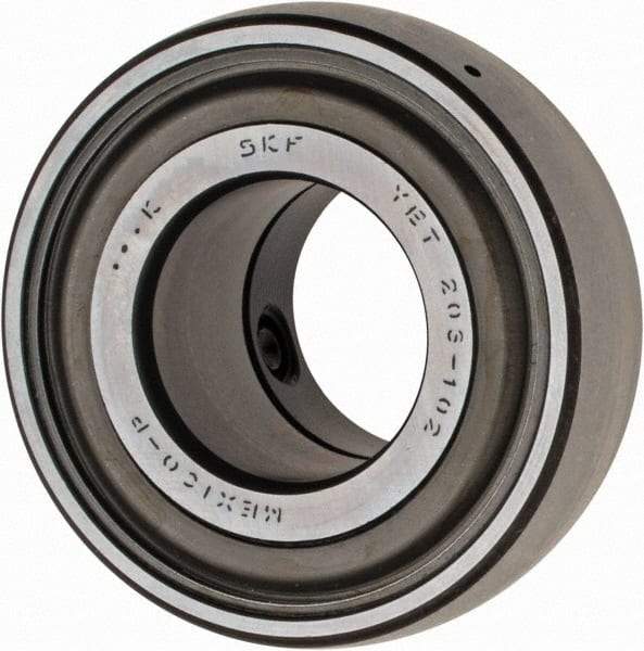 SKF - 1-1/8" ID x 2.4409" OD, 3,380 Lb Dynamic Capacity, Insert Bearing Insert Bearing - 0.7087" Race Width, 2,520 Lb Static Capacity - Eagle Tool & Supply