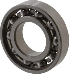 SKF - 17mm Bore Diam, 35mm OD, Open Deep Groove Radial Ball Bearing - 8mm Wide, 1 Row, Round Bore, 731 Lb Static Capacity, 1,360 Lb Dynamic Capacity - Eagle Tool & Supply