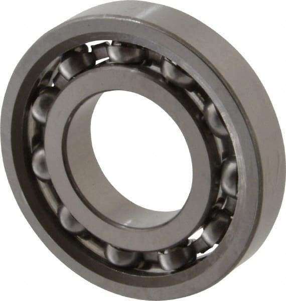 SKF - 20mm Bore Diam, 42mm OD, Open Deep Groove Radial Ball Bearing - 8mm Wide, 1 Row, Round Bore, 910 Lb Static Capacity, 1,550 Lb Dynamic Capacity - Eagle Tool & Supply