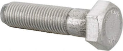 Value Collection - 3/8-24 UNF, 1-1/2" Length Under Head Hex Head Cap Screw - Partially Threaded, Grade 316 Stainless Steel, Uncoated, 9/16" Hex - Eagle Tool & Supply