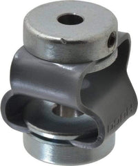 Huco - 1/4" Max Bore Diam, Flexible Flex P Double Loop Coupling - 27mm OD, Polyurethane - Eagle Tool & Supply