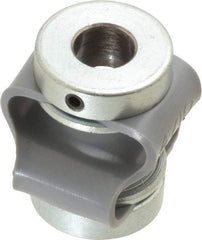 Huco - 5/16" Max Bore Diam, Flexible Flex P Double Loop Coupling - 27mm OD, Polyurethane - Eagle Tool & Supply