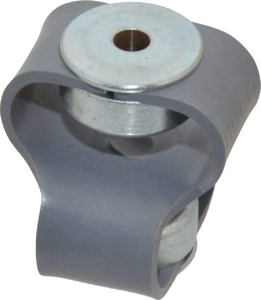 Huco - 1/2" Max Bore Diam, Flexible Flex P Double Loop Coupling - 48mm OD, Polyurethane - Eagle Tool & Supply