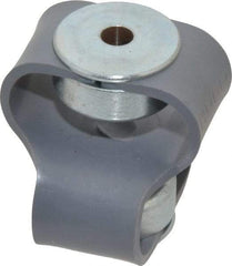 Huco - 1/2" Max Bore Diam, Flexible Flex P Double Loop Coupling - 48mm OD, Polyurethane - Eagle Tool & Supply