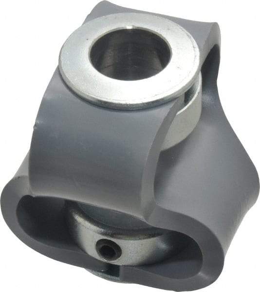 Huco - 5/8" Max Bore Diam, Flexible Flex P Double Loop Coupling - 56mm OD, Polyurethane - Eagle Tool & Supply