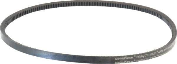 Continental ContiTech - Section AX, 40" Outside Length, V-Belt - Fiber Reinforced Vytracord, Torque-Flex, No. AX38 - Eagle Tool & Supply