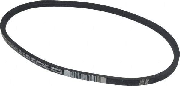 Continental ContiTech - Section A, 32" Outside Length, V-Belt - Wingprene Rubber-Impregnated Fabric, HY-T Matchmaker, No. A30 - Eagle Tool & Supply