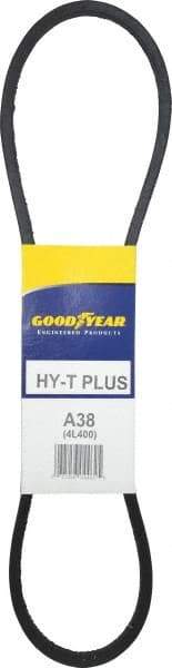 Continental ContiTech - Section A, 40" Outside Length, V-Belt - Wingprene Rubber-Impregnated Fabric, HY-T Matchmaker, No. A38 - Eagle Tool & Supply