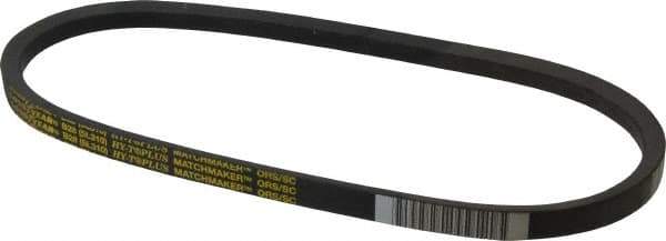 Continental ContiTech - Section B, 31" Outside Length, V-Belt - Wingprene Rubber-Impregnated Fabric, HY-T Matchmaker, No. B28 - Eagle Tool & Supply