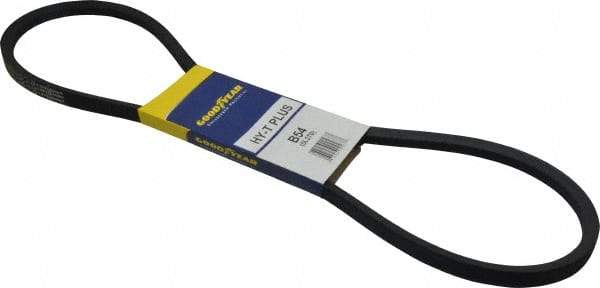 Continental ContiTech - Section B, 57" Outside Length, V-Belt - Wingprene Rubber-Impregnated Fabric, HY-T Matchmaker, No. B54 - Eagle Tool & Supply