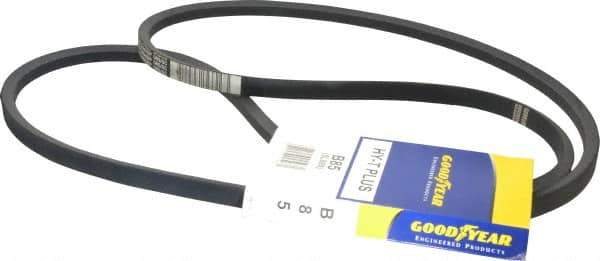 Continental ContiTech - Section B, 88" Outside Length, V-Belt - Wingprene Rubber-Impregnated Fabric, HY-T Matchmaker, No. B85 - Eagle Tool & Supply