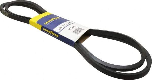 Continental ContiTech - Section B, 103" Outside Length, V-Belt - Wingprene Rubber-Impregnated Fabric, HY-T Matchmaker, No. B100 - Eagle Tool & Supply
