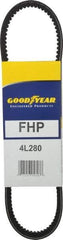 Continental ContiTech - Section 4L, 28" Outside Length, V-Belt - High Traction Rubber, Fractional HP, No. 4L280 - Eagle Tool & Supply