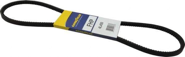 Continental ContiTech - Section 4L, 45" Outside Length, V-Belt - High Traction Rubber, Fractional HP, No. 4L450 - Eagle Tool & Supply
