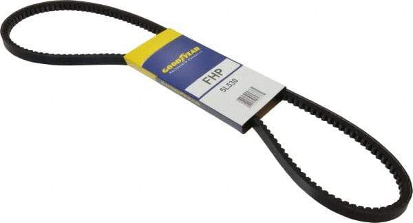 Continental ContiTech - Section 5L, 53" Outside Length, V-Belt - High Traction Rubber, Fractional HP, No. 5L530 - Eagle Tool & Supply