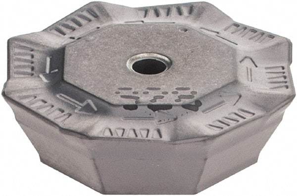 Iscar - OFMR0704 76 Grade IC928 Carbide Milling Insert - TiAlN Finish, 0.1791" Thick, 0.7008" Inscribed Circle, 0.6mm Corner Radius - Eagle Tool & Supply