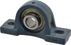 Value Collection - 5" OALBall Bearing Pillow Block - Cast Iron - Eagle Tool & Supply