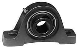 Value Collection - 6-3/4" OALBall Bearing Pillow Block - Cast Iron - Eagle Tool & Supply