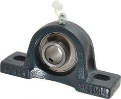 Value Collection - 5" OALBall Bearing Pillow Block - Cast Iron - Eagle Tool & Supply